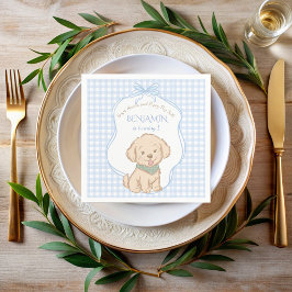 Snips, Slakken, en Puppystaartjes vintage feestje Servet