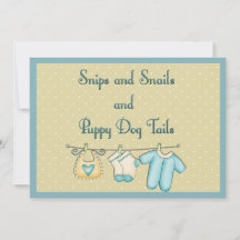 Snips Slakken Puppy Dog Tails Baby shower by Mail