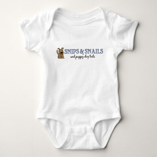 Snips & Snagels Baby Boy Romper (Voorkant)