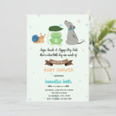 Snips Snails Puppy Dog Tails uitnodiging (Staand voorkant)