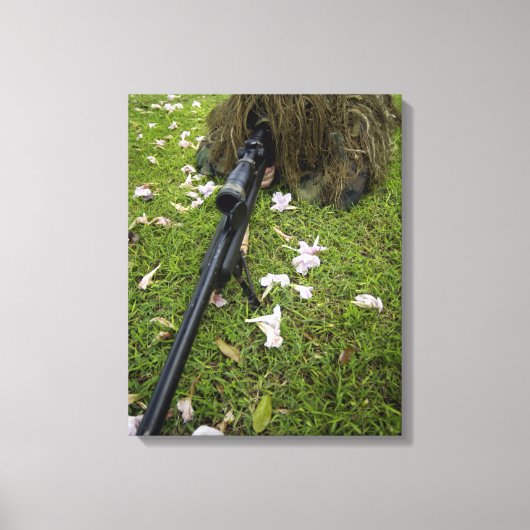 Sniptactieken van Soldier Canvas Afdruk (Voorkant)