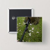 Sniptactieken van Soldier Vierkante Button 5,1 Cm (Voorkant /achterkant)