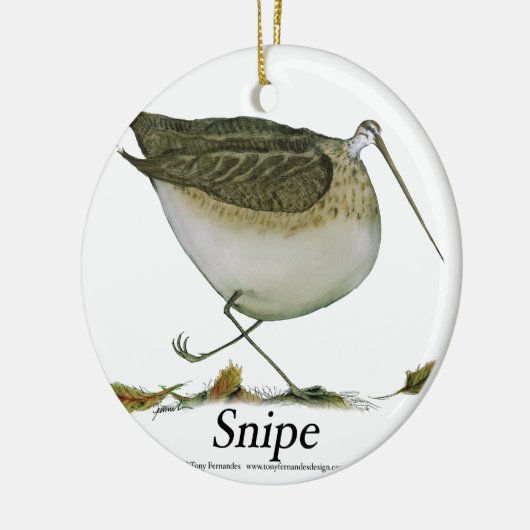 Snipvogel, tonifernandes keramisch ornament (Links)