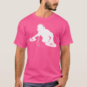 Snirt DJ met Motif DJ Techno House EDM Music T-shirt (Voorkant)