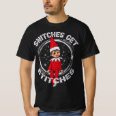 Snitches krijgen titels T Shirt Elf mas Snitches (Voorkant)