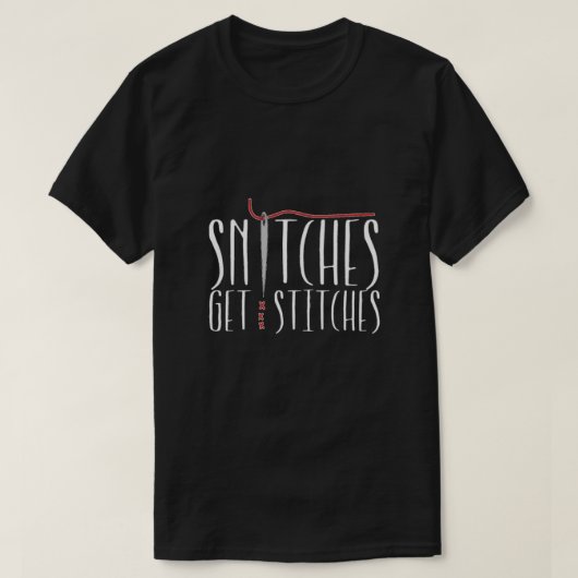 Snitches plaatsen T-Shirt (Design voorkant)