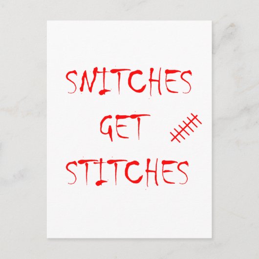 Snitches Zoeken Briefkaart (Voorkant)