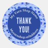 Snitt Thema Klant Dank u Stickers (Voorkant)