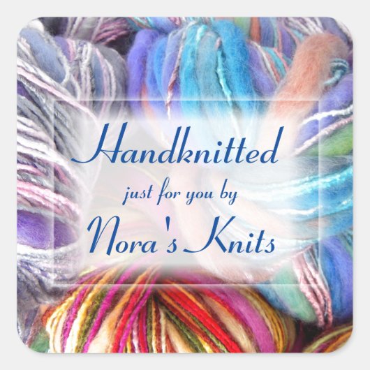 Snitting Crafts Vierkante Sticker (Voorkant)