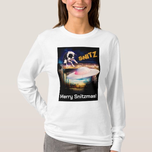 Snitz Kerstmis t-shirt (Voorkant)