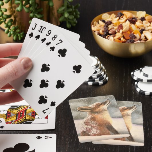 Sno Fox-kaarten Pokerkaarten (Insitu)