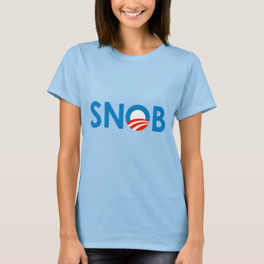 SNOB/ANTI-OBAMA T-SHIRT (Voorkant)