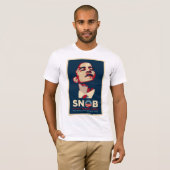SNOB + Obama's vrienden - Gepersonaliseerd T-shirt (Voorkant volledig)