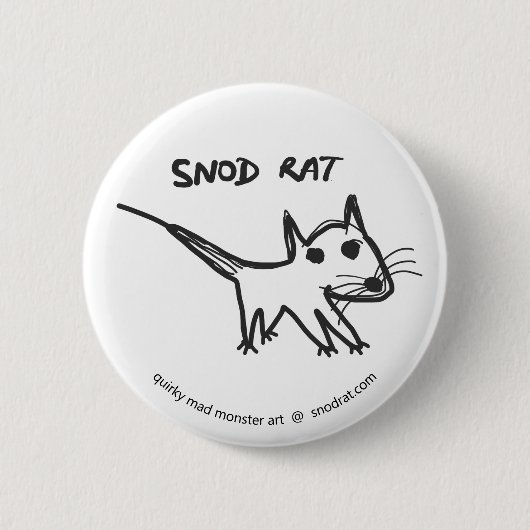 Snod Rat Ronde Button 5,7 Cm (Voorkant)