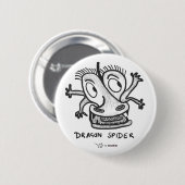 Snode Rat: Dragon Spider Ronde Button 5,7 Cm (Voorkant /achterkant)