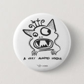 Snode Rat: Een zeer alarmerende warboel Ronde Button 5,7 Cm (Voorkant)