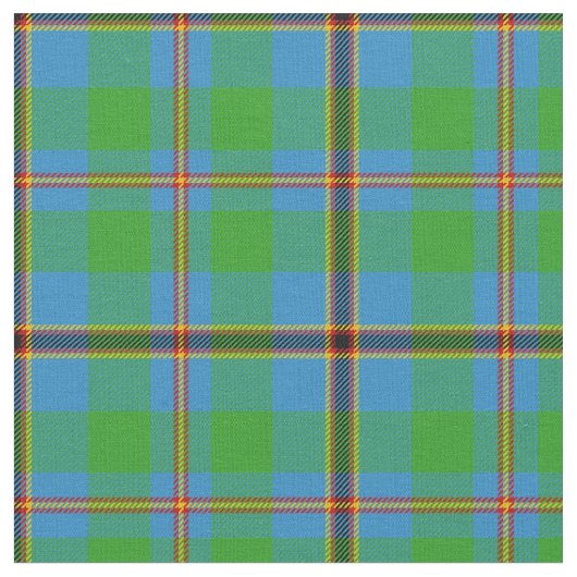 Snodgras Tartan Afdrukken Stof (Close Up)