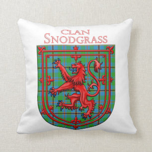 Snodgras Tartan Scottish Play Lion Rampant Kussen