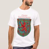 Snodgrass Tartan Scottish Plaid Lion Rampant T-shirt (Voorkant)