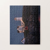 Snoebel met kerstpuzzle legpuzzel (Verticaal)