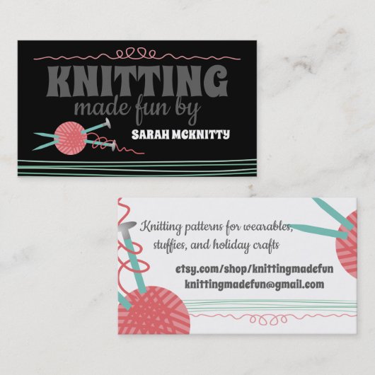 Snoedels doedels visitekaartje breitter (Voorkant / Achterkant)