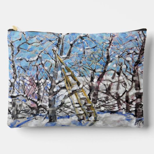 Snoei van appelbomen in de winter / Kunstenaar La Etui (Voorkant)