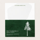 Snoeien van bomen | Natuur Buiten | Landschapsarch Visitekaartje (Buitenkant ongevouwen)