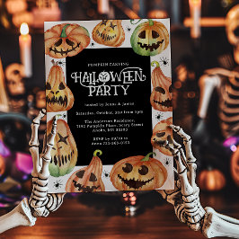 Snoeien van Pompoenen Halloween Verjaardag Kaart