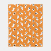 Snoeiende kleine spoken Scary Fun Halloween Fleece Deken (Voorkant)