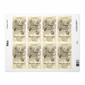 Snoeierhoningbijen met een deegachtig keurmerk etiket (Full Sheet)