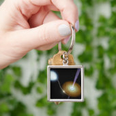 Snoeiers van materiaal sleutelhanger (Hand)