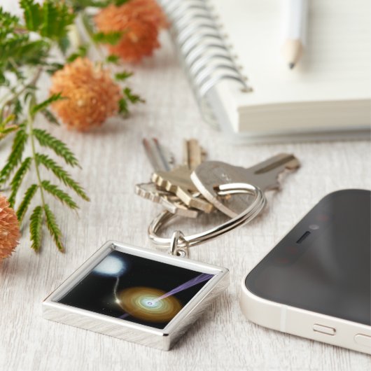 Snoeiers van materiaal sleutelhanger (Zijkant)