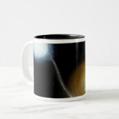 Snoeiers van materiaal tweekleurige koffiemok (Voorkant links)