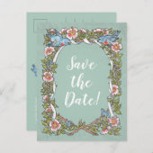 Snoeizoenen flora dierentuin Oostenrijk   Aankondigingskaart (Voorkant / Achterkant)