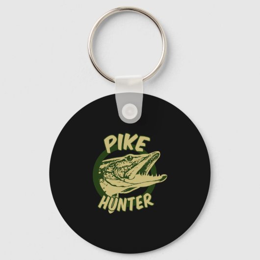Snoek jager sleutelhanger (Voorkant)