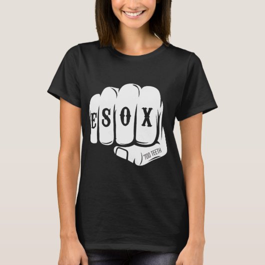 Snoek knokkels - Esox T-shirt (Voorkant)