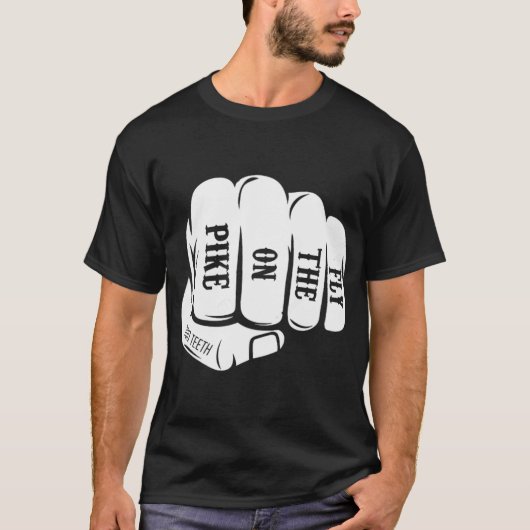 Snoek knokkels - Snoek in de fly T-shirt (Voorkant)