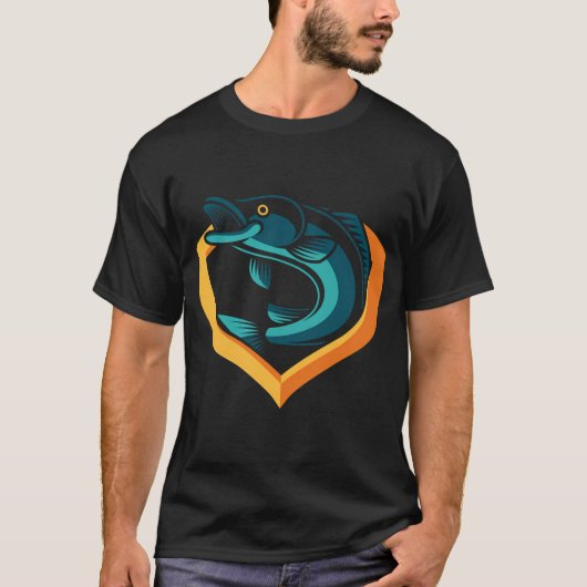 snoek t-shirt (Voorkant)