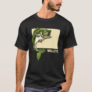 Snoekbaars Doodle Chinese Hanzi Lures Snoek Snoekb T-shirt
