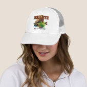 Snoekbaars "Mijn Geluks Hoed" Trucker Pet (In situ)