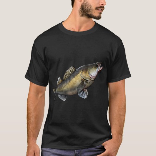 Snoekbaars snoekbaars t-shirt (Voorkant)