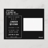 Snoekbaars Vissen Feest van het Leven  Briefkaart (Achterkant)