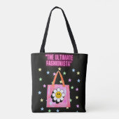 snoep 3D afbeelding, meisjesachtig, fantastisch, c Tote Bag (Achterkant)