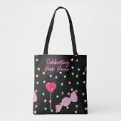 snoep 3D afbeelding, meisjesachtig, fantastisch, c Tote Bag (Voorkant)