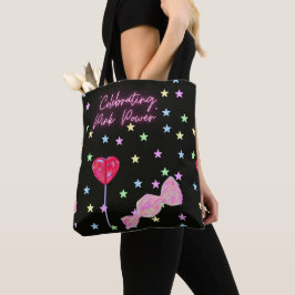 snoep 3D afbeelding, meisjesachtig, fantastisch, c Tote Bag