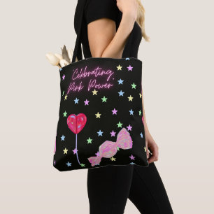 snoep 3d afbeelding, meisjesachtig, fantastisch, c tote bag