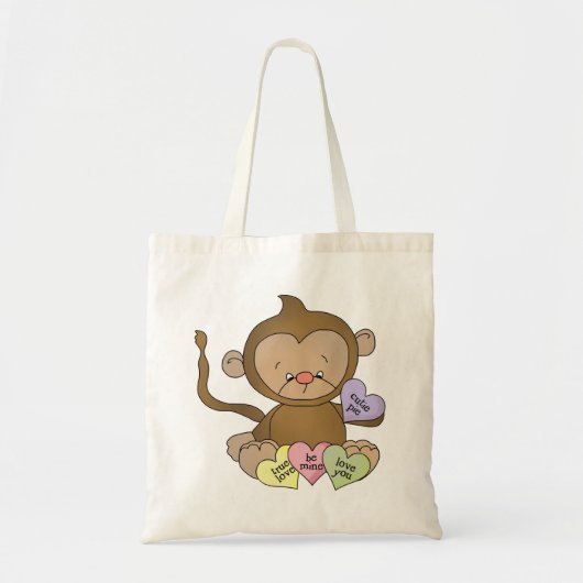 Snoep aap canvas tas (Voorkant)