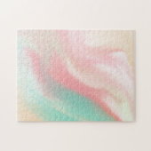 Snoep Abstracte penseelstreken gradiënt ombre Legpuzzel (Horizontaal)