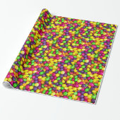 Snoep achtergrond cadeaupapier (Uitgerold)