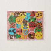 Snoep Alphabet Puzzle - Leer de ABC's Legpuzzel (Horizontaal)